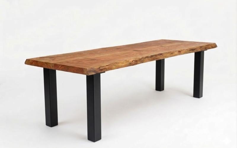 Douglas Boomstam Tuintafel - 5 cm Massief - Stel Zelf Samen - Inclusief Montage